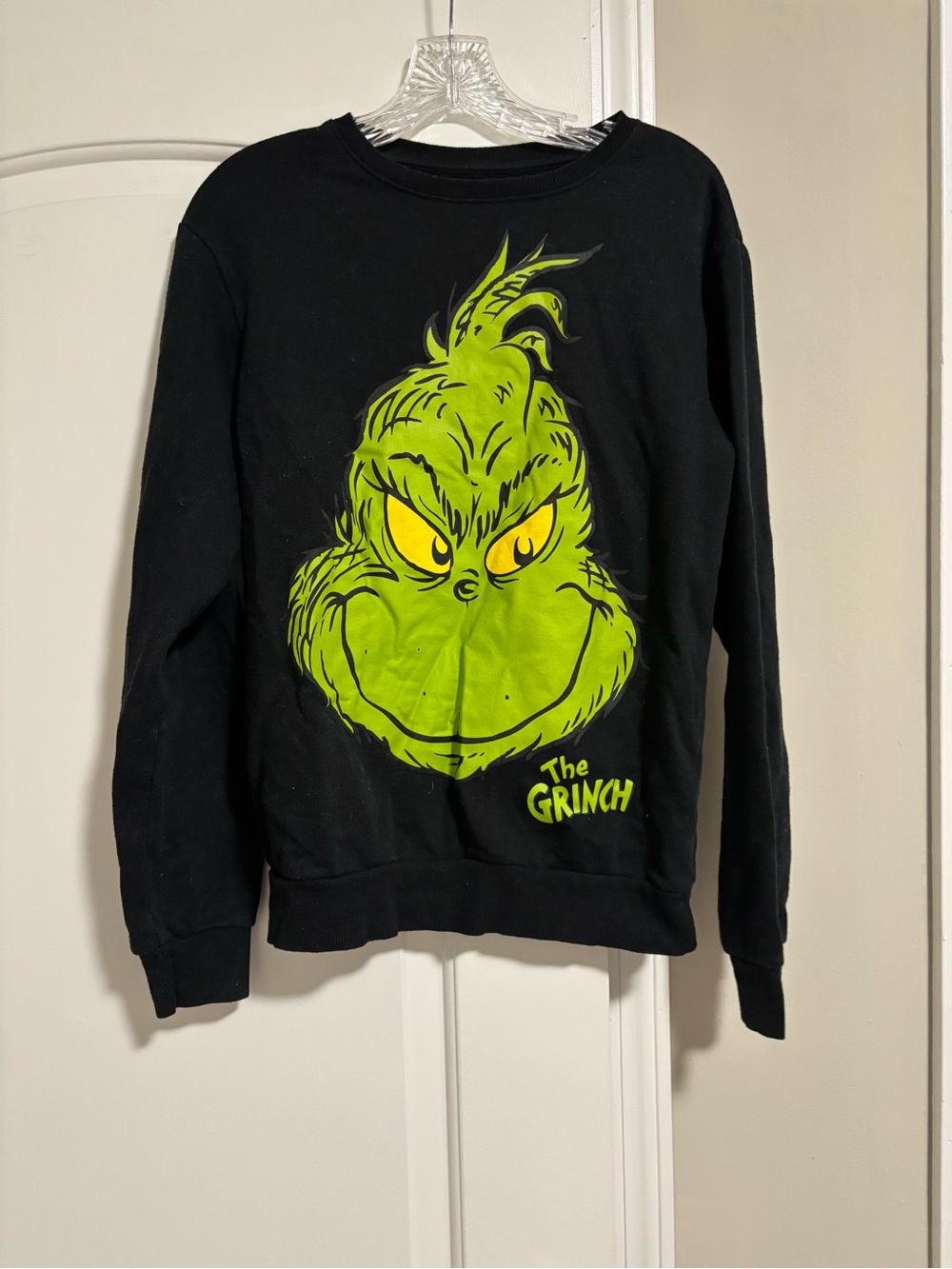 THE GRINCH, Crewneck Animated Sweater, Size Small